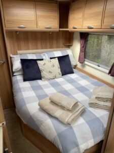 Bedroom In Caravan At Nutley Farm